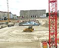 Blick von der Humboldt-Box über die Baustelle des künftigen Humboldtforum, Juni 2013