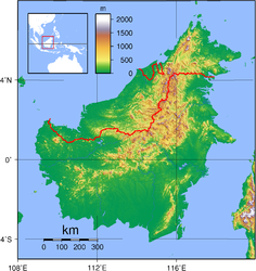 Topografii faan Borneo