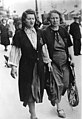 French Jewish women wearing the yellow badge.