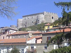 The castle in town's center