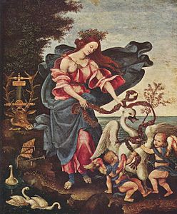Filippino Lippi (1457-1504), Allégorie de la musique.