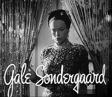 L'actriz estausunidense Gale Sondergaard en una escena d'a cinta The Letter (1940).