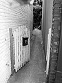 A gate to an alleyway in Annapolis