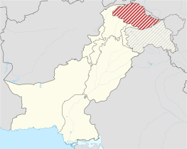 Map disputed within Pakistan