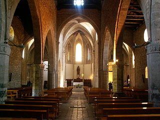 Interior de la iglesia de Santiago