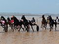 Course hippiques sur la plage de Jullouville