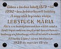 Lebstück Mária