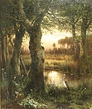"Estuary at Twighlight", Edward Moran