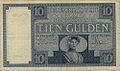 1930-as kibocsátású 10 guldenes bankjegy.