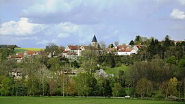 A general view of Nod-sur-Seine