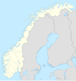 Strand (olika betydelser) på en karta över Norge