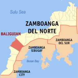 Baliguian – Mappa