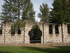 Princeton Castle ruins, Princeton, BC