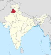 Punjab in India (disputed hatched).svg