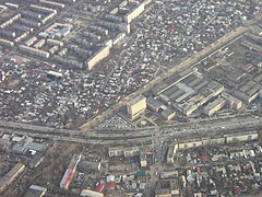 L'avenue Raimbek à Almaty.