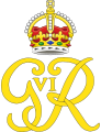 Kral VI.George'un monogramı