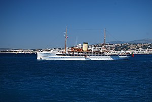 SS Delphine off the French Riviera, July 2008.