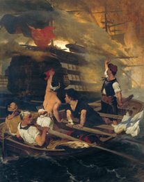 Η πυρπόληση της τουρκικής ναυαρχίδας (1873)