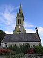 L'église paroissiale Saint-Budoc et la chapelle Sainte-Anne.