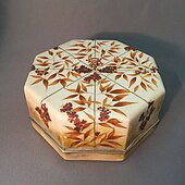 Owari Cloisonne Enamel Octagon by Takemasa Tamura[39]