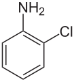 Deutsch: Struktur von 2-Chloranilin English: Structure of 2-Chloroaniline