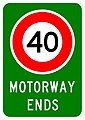 (A41-4) Motorway Ends