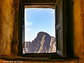 Mount Adad Madani from the corner of a house in the village of Tinin Bathin Adai.