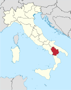 Basilicata – Localizzazione