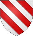 Arms of the Thouéry family, an old bourgeois family from Moyrazès.