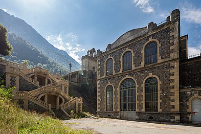 La centrale hydroélectrique des Vernes.