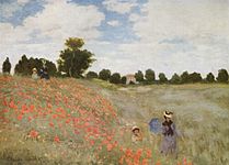 I papaveri di Claude Monet: il pittore impressionista si ispirò spesso a questi fiori per le sue creazioni.