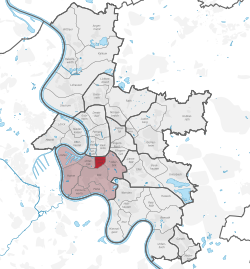 Mappa dei quartieri di