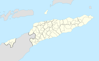 Mapa de localización de Timor Oriental