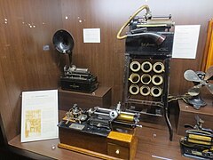 Dictaphone, phonographe, Ediphone de Thomas Edison...