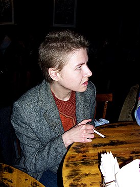 Марианна Гейде на V Биеннале поэтов в Москве. 24.10.2007.