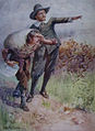 Illustratie bij "The Pilgrim's Progress" van John Bunyan door Harold Copping