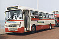 Preserved Y type (AYS) bodied Leyland Leopard on display in Blackpool in 2001