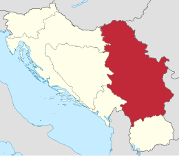 Serbia - Localizzazione