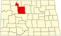 Comitatul Ward map