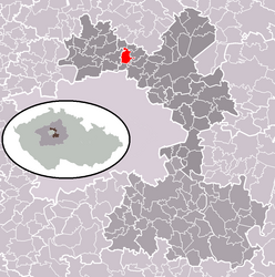 Měšice – Mappa