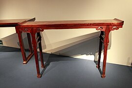 Narrow table with recessed legs, everted flanges and inserted shoulder joints.jpg