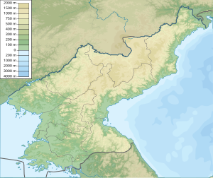 白頭山の位置