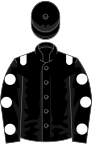 Black, white epaulets, spots on sleeves