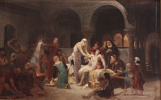 Saint Elizabeth of Hungary Curing the Sick, 1883
