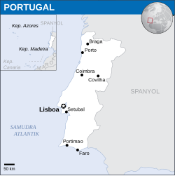 Lokasi Portugal