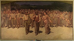 Il Quarto Stato (Der vierte Stand) (Giuseppe Pellizza da Volpedo)