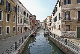 Rio Marin - Venice View to the North West. (From "Ponte del Cristo" to "Ponte Cappello)