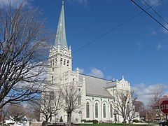 South side of Saint John’s Catholic Church