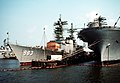 USS John Rodgers and USS Iwo Jima on 31 August 1991