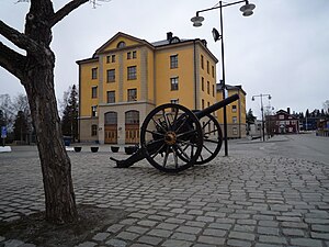 Kasern vid före detta Västerbottens regemente.